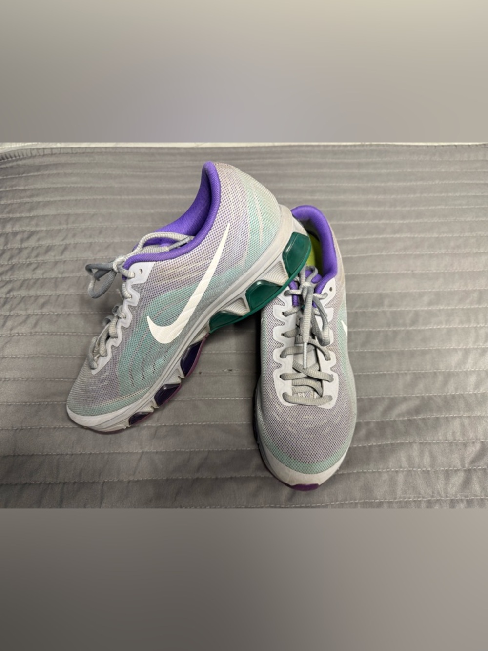Nike Women's gray, purple, & teal Athletic Sneakers